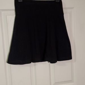 Garage black skirt with flares